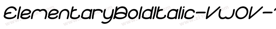 ElementaryBoldItalic-VwOV字体转换 ElementaryBoldItalic-VwOV字体转换