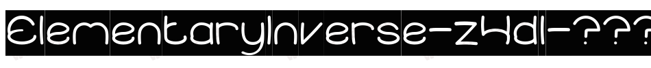 ElementaryInverse-z4dl字体转换