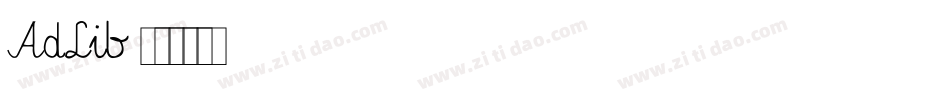 AdLib字体转换