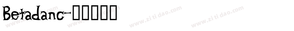 Betadanc字体转换