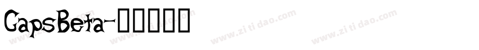 CapsBeta字体转换