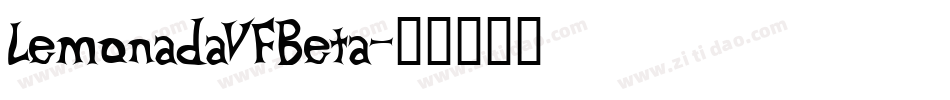 LemonadaVFBeta字体转换