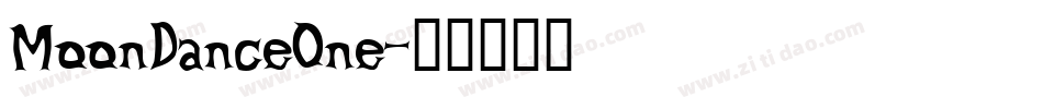 MoonDanceOne字体转换