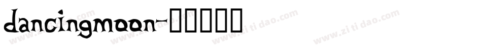 dancingmoon字体转换