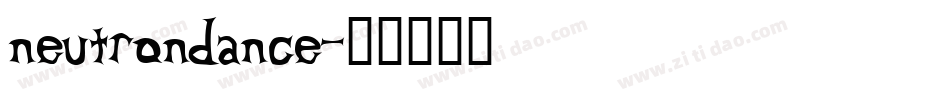 neutrondance字体转换