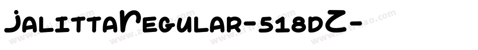 JalittaRegular-518dZ字体转换 JalittaRegular-518dZ字体转换