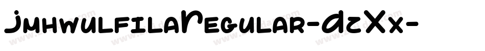 JmhwulfilaRegular-DzXx字体转换