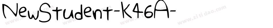 NewStudent-K46A字体转换
