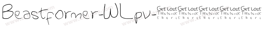 Beastformer-WLpv字体转换