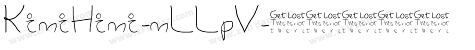 KimiHimi-mLLpV字体转换