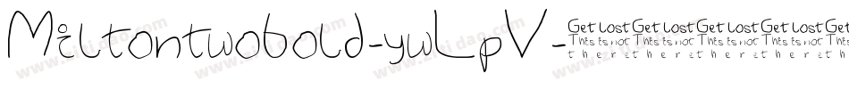 Miltontwobold-ywLpV字体转换