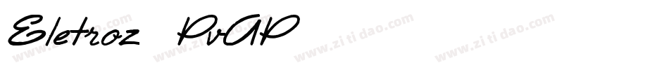 Eletroz-PvAP字体转换