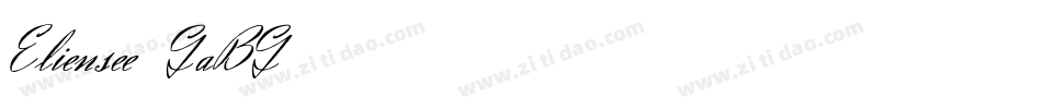 Eliensee-GaBG字体转换