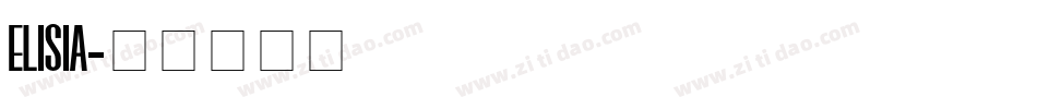 ELISIA字体转换