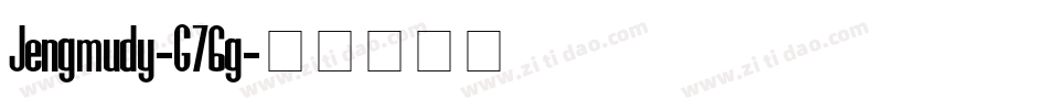 Jengmudy-G76g字体转换
