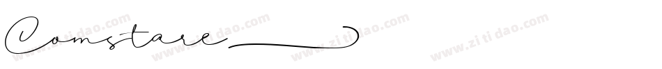Comstare字体转换