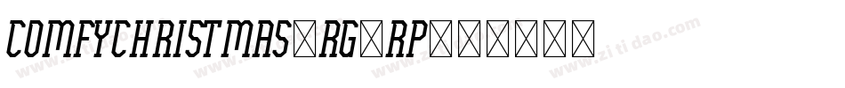 ComfyChristmas-rg3Rp字体转换