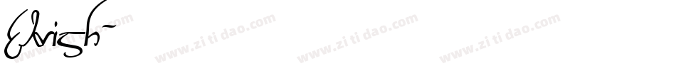 Elvish字体转换