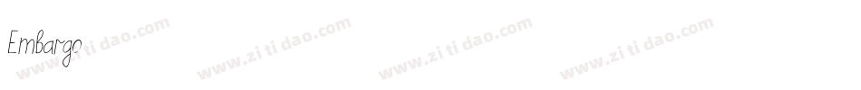 Embargo字体转换