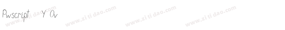 Pwscript09-Y0Ov字体转换