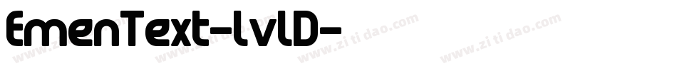 EmenText-LvLD字体转换