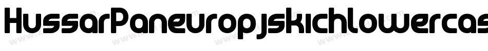 HussarPaneuropjskichLowercaseOblique-mOoG字体转换