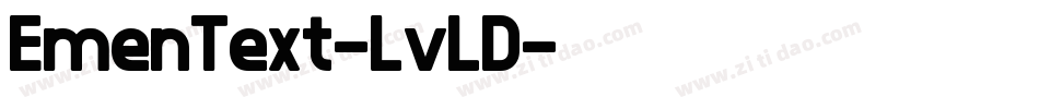 EmenText-LvLD字体转换