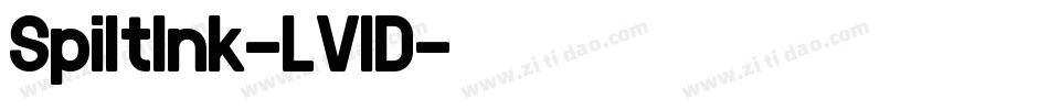 SpiltInk-LVlD字体转换