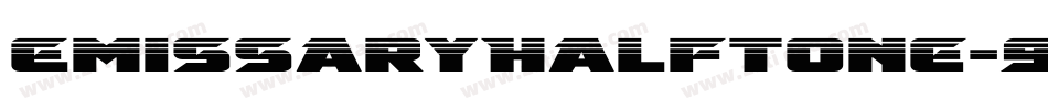 EmissaryHalftone-9DvZ字体转换