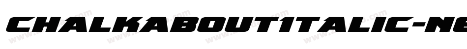ChalkaboutItalic-n6q4字体转换