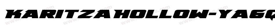 KaritzaHollow-ya6q字体转换 KaritzaHollow-ya6q字体转换