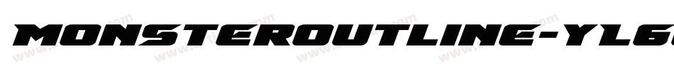 MonsterOutline-yL6q字体转换