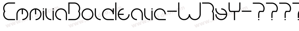 EmmiliaBoldItalic-W7yY字体转换