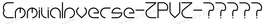 EmmiliaInverse-ZPVZ字体转换