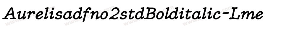 Aurelisadfno2stdBolditalic-LmeZ字体转换