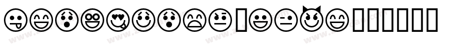 Emoticons-DJ9m字体转换