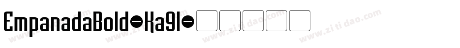 EmpanadaBold-Ka9l字体转换