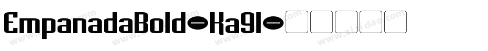 EmpanadaBold-Ka9l字体转换