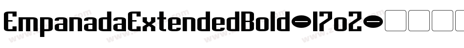 EmpanadaExtendedBold-l7oZ字体转换 EmpanadaExtendedBold-l7oZ字体转换