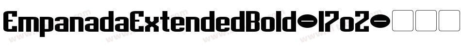 EmpanadaExtendedBold-l7oZ字体转换 EmpanadaExtendedBold-l7oZ字体转换