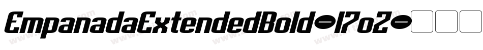 EmpanadaExtendedBold-l7oZ字体转换 EmpanadaExtendedBold-l7oZ字体转换