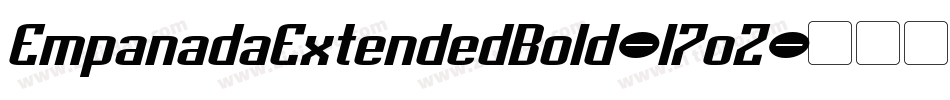 EmpanadaExtendedBold-l7oZ字体转换 EmpanadaExtendedBold-l7oZ字体转换