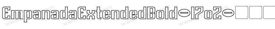 EmpanadaExtendedBold-l7oZ字体转换 EmpanadaExtendedBold-l7oZ字体转换