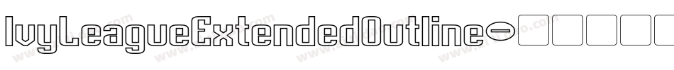 IvyLeagueExtendedOutline字体转换