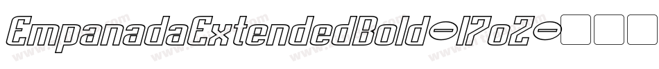 EmpanadaExtendedBold-l7oZ字体转换 EmpanadaExtendedBold-l7oZ字体转换