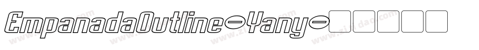 EmpanadaOutline-Yany字体转换