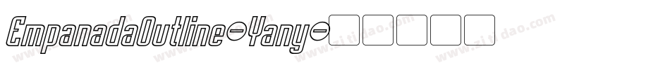 EmpanadaOutline-Yany字体转换