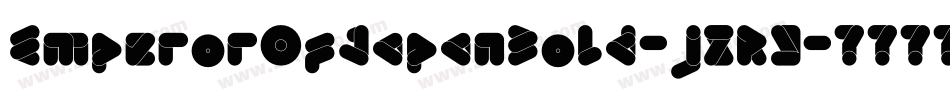 EmperorOfJapanBold-j8R9字体转换