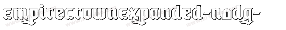 EmpireCrownExpanded-n0Dg字体转换
