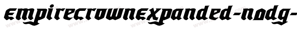 EmpireCrownExpanded-n0Dg字体转换